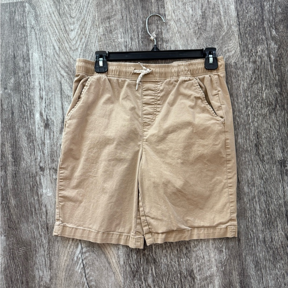 True Craft Tan Flat Front Shorts